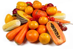 Groente en fruit met natuurlijk betacaroteen Groente en fruit met natuurlijk betacaroteen