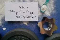 Structuurformule creatine Structuurformule creatine