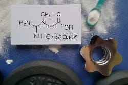 Structuurformule creatine