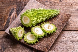 Gesneden bitter melon Gesneden bitter melon