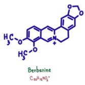 De scheikundige formule van berberine De scheikundige formule van berberine