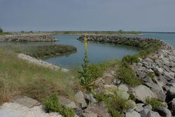 Thapsus, het eiland dat aan Sicilië vast zit