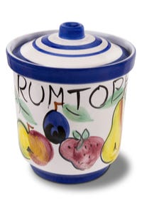 Een traditionele rumtopf Een traditionele rumtopf