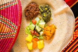 Ethiopische maatlijd Ethiopische maatlijd