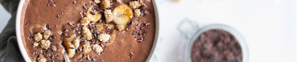 Hormoonproof choco smoothiebowl Hormoonproof choco smoothiebowl