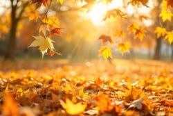 Gouden herfstbladeren Gouden herfstbladeren