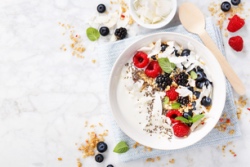 Griekse yoghurt met fruit 