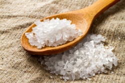 Lepel met zeezout Lepel met zeezout