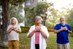 Bewust ademhalen in de natuur
