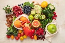 Groente en fruit met vitamine C