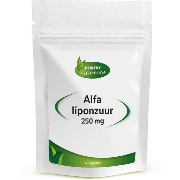 Alfa liponzuur | 60 capsules | 250 mg | Vitaminesperpost.nl