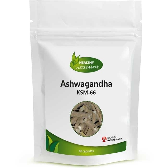 Ashwagandha KSM-66® - 500 mg ⟹ Vitaminesperpost.nl