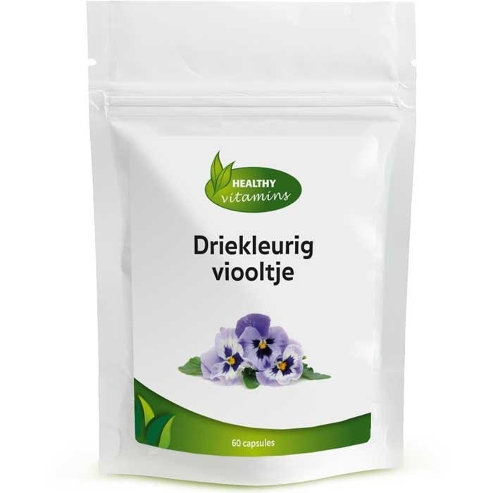 Driekleurig viooltje | 60 capsules | Viola tricolor | vitaminesperpost.nl