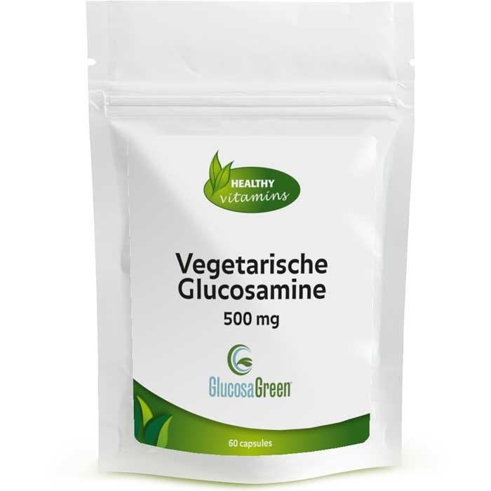 Afbeelding van Vegetarische Glucosamine HCL | 60 vegan capsules | Vitaminesperpost.nl