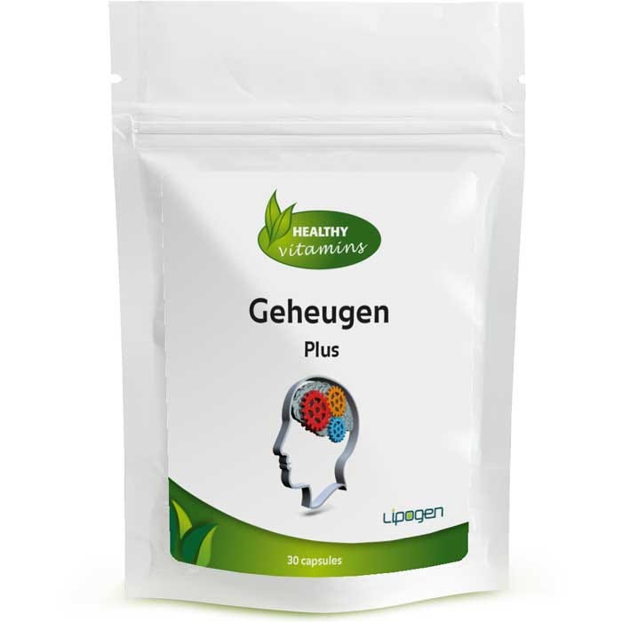 Geheugen Plus | 30 capsules | Geheugensupplement | Voor de concentratie | vitaminesperpost.nl