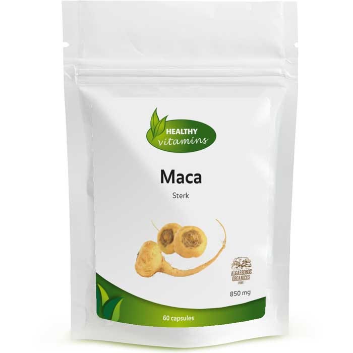 Maca Sterk | 60 capsules | 850 mg ⟹ Vitaminesperpost.nl
