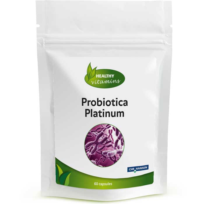 Afbeelding van Probiotica Platinum | 60 vegan capsules | Vitaminesperpost.nl