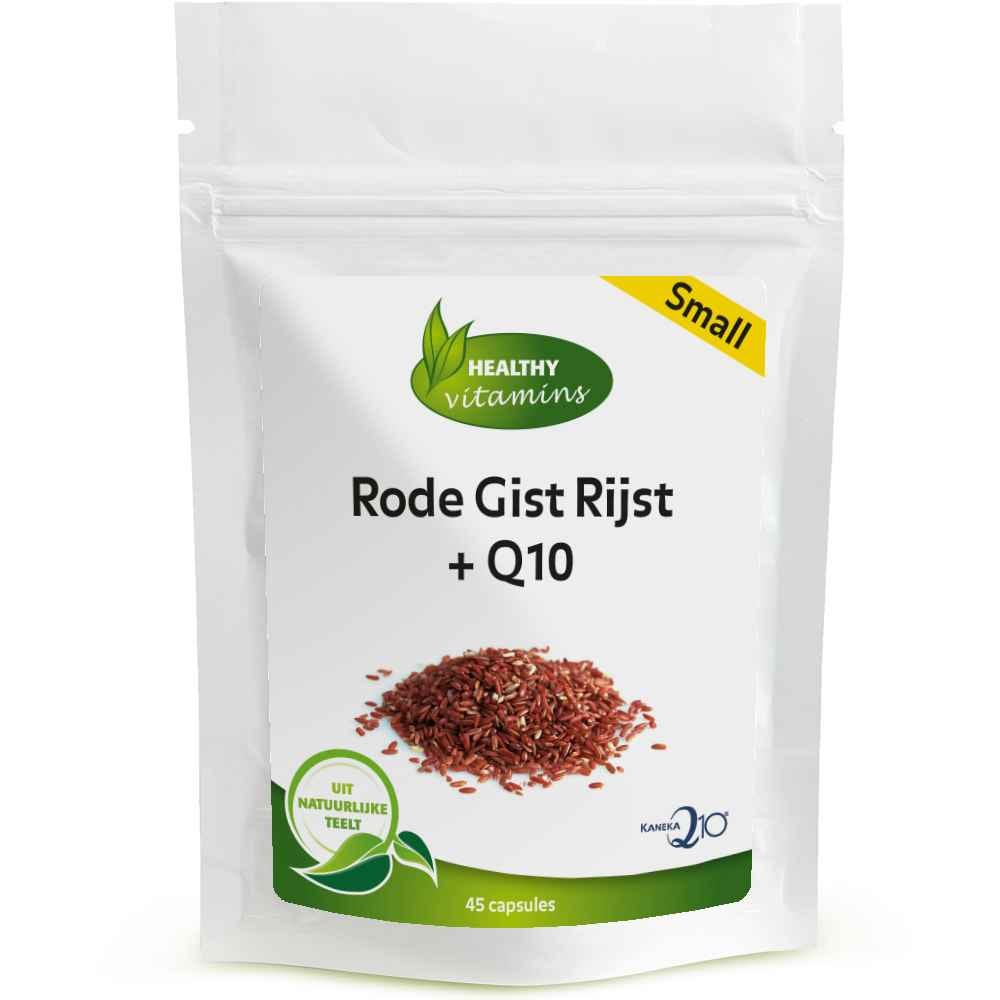 Rode gistrijst met Q10 | 45 capsules | Vitaminesperpost.nl