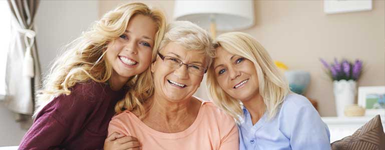 Drie generaties vrouwen