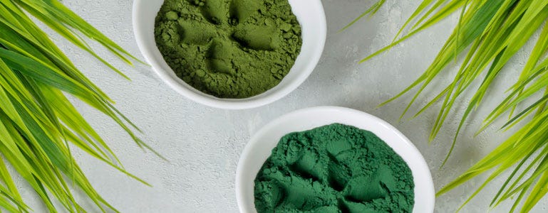 Chlorella en spirulina