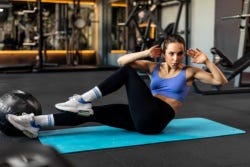 Sportende vrouw Sportende vrouw