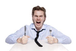 Man met honger 