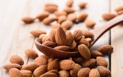 Amandelen: bron van magnesium Amandelen: bron van magnesium