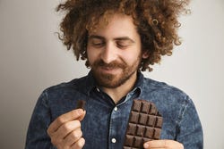 Pure chocolade heeft een gunstige invloed op de libido Pure chocolade heeft een gunstige invloed op de libido