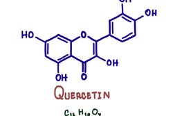 Structuurformule quercetine Structuurformule quercetine