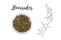 Moleculaire weergave van bacosiden Moleculaire weergave van bacosiden