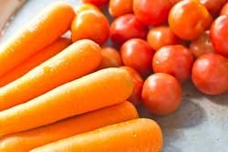 Wortelen en tomaten Wortelen en tomaten
