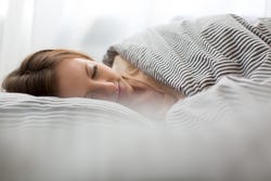 Slapende vrouw Slapende vrouw
