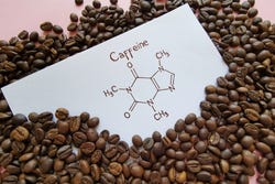 Caffeïnemolecuul Caffeïnemolecuul