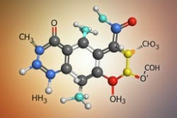 Molecuul van Uridine 5' monofosfaat Molecuul van Uridine 5' monofosfaat