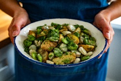 Salade met tuinbonen Salade met tuinbonen
